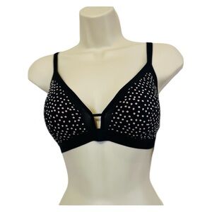 All You Lively Busty Bralette, Painted Polka, No Padding, Size‎ Large, NWT